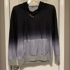 Women’s Long Sleeve with hood. Ombré